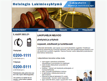Tablet Screenshot of lakipuhelin.fi